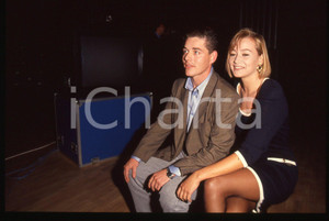 35mm vintage slide* 1990 RAI 2 - ROCK CAFE' Paolo DINI Francesca CALLIGARO (6)