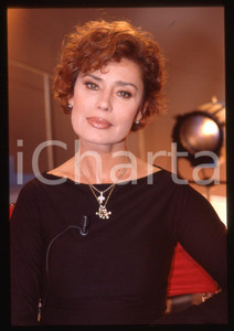 Fotografia d epoca originale 35mm vintage slide 2000 ca TELEVISIONE Corinne CLERY Ritratto dell attrice 4 1