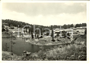 Cartolina originale da collezione 1953 LAGO MUCONE CS Veduta del Lago Mucone Cartolina FG VG 1
