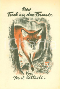 Materiale pubblicitario d’epoca 1931 Paul VETTERLI Der Tod in der FAUST VOLANTINO editoriale ILLUSTRATO 1