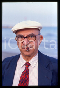 35mm vintage slide*1990 VENEZIA LIDO - Alberto LATTUADA Ritratto del regista 4