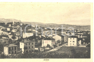 Cartolina originale da collezione 1936 BOSIO AL Veduta panoramica con ville Cartolina postale FP VG 1