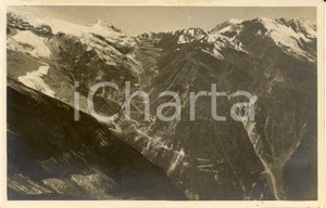 Cartolina originale da collezione 1928 STELVIO (BZ) Veduta Gruppo dell'ORTLES e strada per il passo *Cartolina VG 1