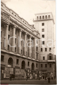 Fotografia d epoca originale 1931 MILANO BANCA COMMERCIALE Torre corazzata FOTO 1