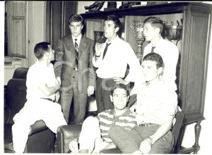 1963 TORINO Raduno calciatori JUVENTUS nella sede di Piazza San Carlo *Foto