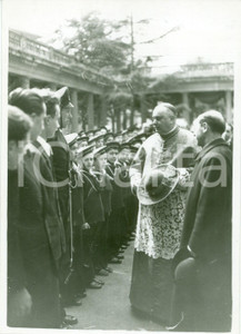 Fotografia d epoca originale 1938 MILANO Cardinale Camillo CACCIA DOMINIONI centenario di SAN CARLO BORROMEO 1