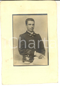 Fotografia d epoca originale 1910 ca REGIO ESERCITO Ritratto di ufficiale 13Â° reggimento fanteria Foto 11x16 1