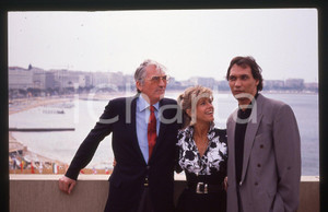 35mm vintage slide* 1989 FESTIVAL CANNES - Jane FONDA Gregory PECK Jimmy SMITS 6