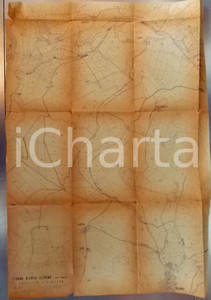 Mappa, planimetria storica 1947 Strada SELVINORIGOSA BG Studio BARBONI  Esproprio dei terreni 70x100 cm 1 Mappa, planimetria storica 1947 Strada SELVINORIGOSA BG Studio BARBONI  Esproprio dei terreni 70x100 cm 1