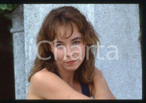 Emmanuelle CHAULET FRANCE French actress Portrait 1987 * 35 mm vintage slide 42