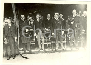 Fotografia d epoca originale 1930 ca FRANCIA? Principe GALLES ed Edouard HERRIOT Presidente Consiglio Foto 1