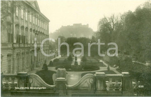 Cartolina originale da collezione 1933 SALZBURG I giardini di MIRABELL Mirabellgarten Cartolina FP NV 1
