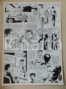 Opera d’arte autentica 1970 ca ISOLA DI FUOCO Luciano BERNASCONI Accampamento in Africa Tavola LUBE 1