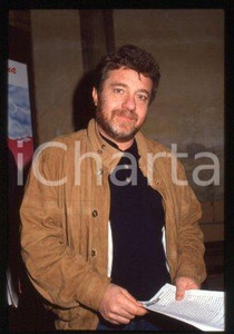 Paolo CALCAGNO - TV RAI il giornalista e critico 1990 ca * 35 mm vintage slide 4