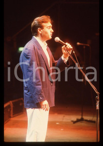35mm vintage slide* 1990 ca ITALIA Antonio DECIMO Ritratto del cantante (2)