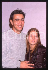 Álvaro RECOBA & Lorena INTER MILAN footballer 1999 ca * 35 mm vintage slide 3