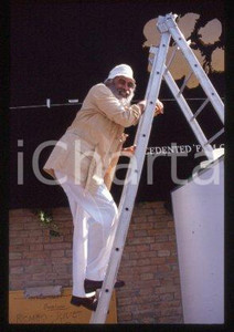 35mm vintage slide* 1990 VENICE American film director Armondo Linus ACOSTA (32)