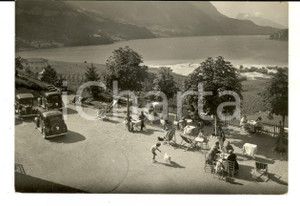Cartolina originale da collezione 1950 ca MOLVENO TN Panorama con Albergo MIRALAGO Cartolina FG VG 1