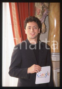 35mm vintage slide* 1999 ca MILAN Portrait of co-founder Google Sergey BRIN (12)