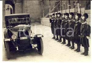 Fotografia d epoca originale 1938 ROMA Re FUAD D EGITTO in visita al Papa Fotografia 17x11 1