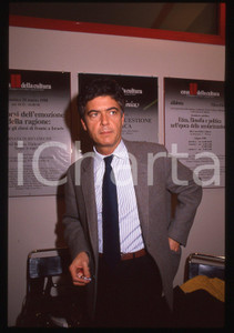Fotografia d epoca originale 35mm vintage slide 1988 MILANO Claudio MARTELLI Casa della Cultura 12 1
