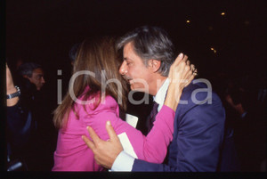 Fotografia d epoca originale 35mm vintage slide 1990ca CINEMA Giancarlo GIANNINI Corinne CLERY a un evento 1 1