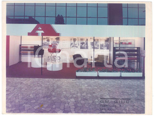 Fotografia d epoca originale 1972 FIERA DI MILANO Stand FLEXA Foto 24x18 cm 1