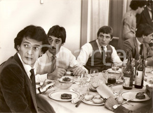 Fotografia d epoca originale 1980 ca JUGOSLAVIA Calcio Milos SESTIC Ive JEROLIMOV Milos HRSTIC Fotografia 1