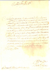 Documento originale, autentico 1655 FIRENZE Barbo CORSINI a Niccolò PETRI sul camarlingato di un Monte Pio 1
