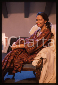 35mm vintage slide* 1985 ca RAI UNO ITALIA SERA Laura LATTUADA Ritratto (26)