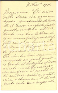 Autografo originale 1911 GENOVA Marchesa Augusta PLATTIS contro la compagna del figlio Autografo 1