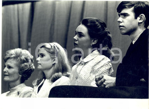 1968 NEW YORK Elezione di Richard NIXON - La famiglia al Madison Square *Foto