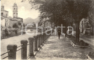 Cartolina originale da collezione 1954 SUSA TO Passeggiata lungo la DORA RIPARIA Cartolina FP VG 1