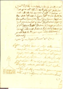 Documento originale, autentico 1730 CAINO Brescia Testamento Nicoletta BORGHETTI in favore della figlia 1