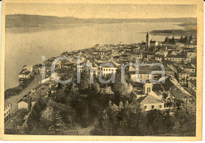 Cartolina originale da collezione 1941 ARONA NO Scorcio panoramico con il LAGO MAGGIORE Cartolina FG VG 1