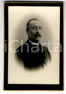 Fotografia d'epoca originale 1890 VERCELLI Barone Giovanni CANTONO DI CEVA Foto CDV 1