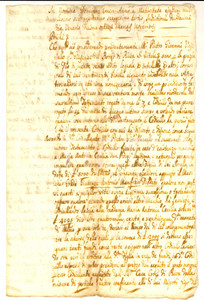 Documento originale, autentico 1763 RIVA SAN VITALE SVIZZERA Codicillo testamento Pietro Giovanni VASSALLO 1