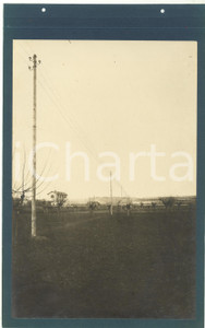 Fotografia d epoca originale 1920 ca CARATE BRIANZA Paesaggio agricolo presso la ditta TRANQUILLO ROSSI Foto 1