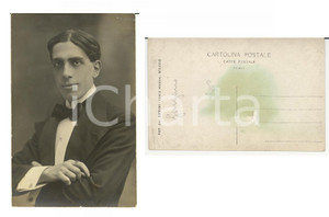 Cartolina originale da collezione 1920 ca Aristide GARGANO divo operetta Cartolina FP NV 1