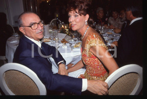35mm vintage slide*1990 VENEZIA - Alberto LATTUADA con Elsa MARTINELLI 5