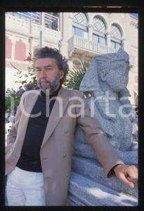 Alain ROBBE-GRILLET VENICE French writer Portrait 1983 ca *35mm vintage slide 26