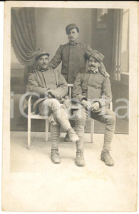 1915 ca Area LOMBARDA Ritratto ufficiali 1° Reggimento GENIO - Foto cartolina
