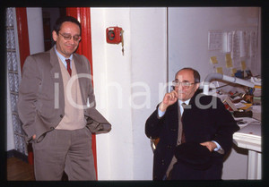 35mm vintage slide* 1992 MILANO Enrico DE MITA Gustavo GHIDINI (2)
