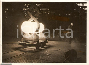 Fotografia d epoca originale 1943 WW2 fabbrica armamenti, metalmeccanica, armi 1