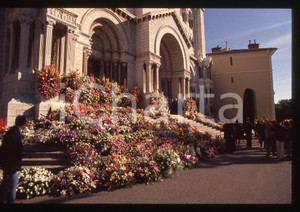 Fotografia d epoca originale 35mm vintage slide 1990 PRINCIPATO DI MONACO Funerali di Stefano CASIRAGHI 30 1