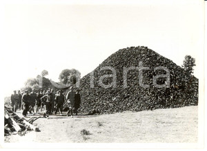 1940 AOI OLETTA (ETIOPIA) Il vicerè visita le concessioni di carbone *Foto 18x13