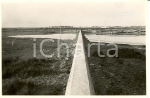 Fotografia d epoca originale 1933 BENGASI LIBIA Nuovo impianto idrico a EL GUARSCIA  Fotografia 1