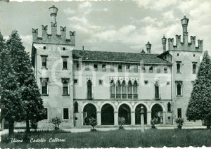 Cartolina originale da collezione 1961 THIENE VI Facciata del Castello COLLEONI FG VG 1