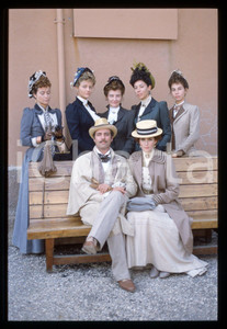 35mm vintage slide*1995 LA FAMIGLIA RICORDI - Massimo GHINI con il cast