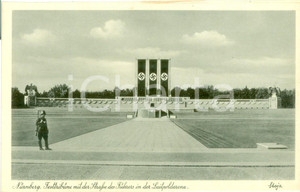 Cartolina originale da collezione 1938 NURNBERG DE Tribune d onore nella LUITPOLDARENA Cartolina FP NV 1